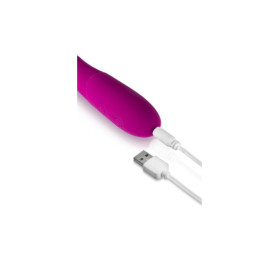 Vibromasseur rabbit Bella rose USB large tête point G 10 programmes 